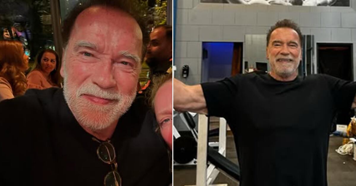 “Le dio el viejazo”, Arnold Schwarzenegger graba nueva película navideña pero lo critican por su aspecto